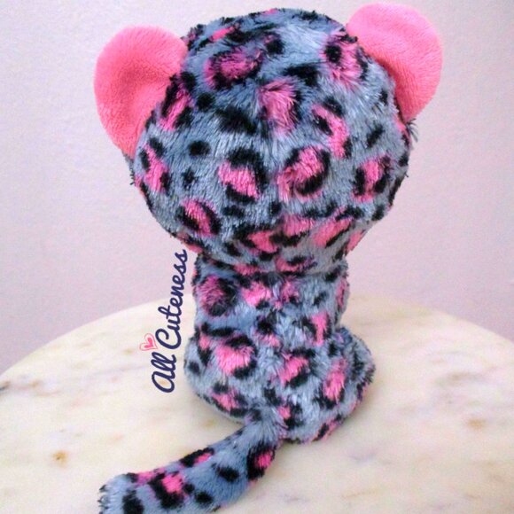 TY Beanie Boos Tasha Leopard Kitty Beanie Plush - Picture 4 of 8